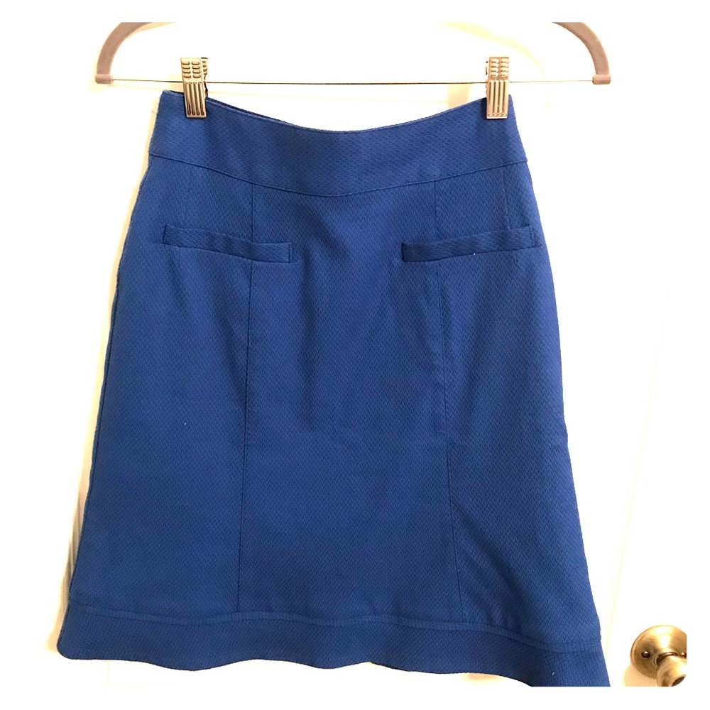 Nanette Lepore NWOT blue skirt size 0